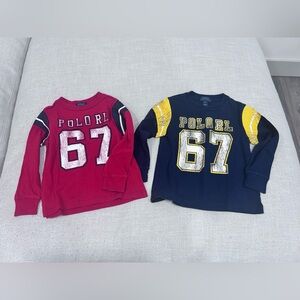 Ralph Lauren Polo 3T boys long sleeve shirts bundle lot